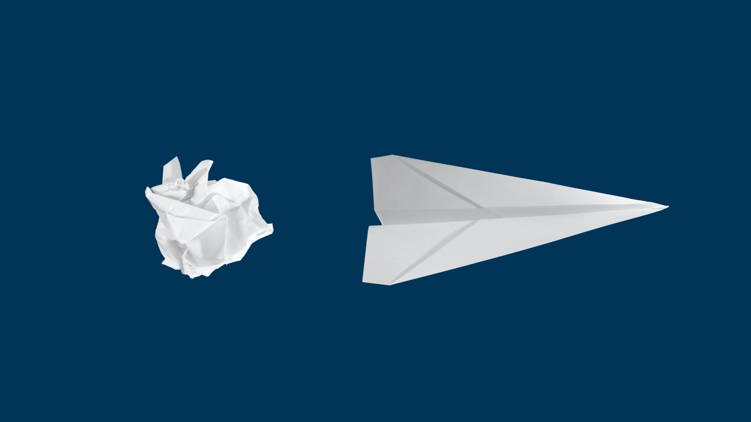 image of a paper airplane